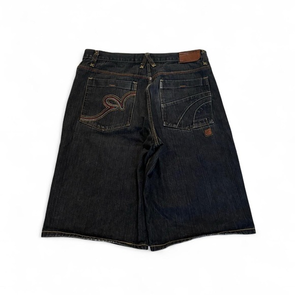 Rocawear Vintage Y2K Blue and Gray Denim Jorts - Picture 1 of 7